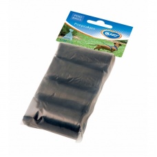 DUVO+ Пакеты для уборки за собаками, черные, 4х20шт
