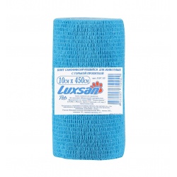 LUXAN Бинт самофиксирующийся с горькой пропиткой (Люксан), 10х450 ГОЛУБОЙ