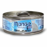 Monge Cat Natural консервы для кошек атлантический тунец 80г
